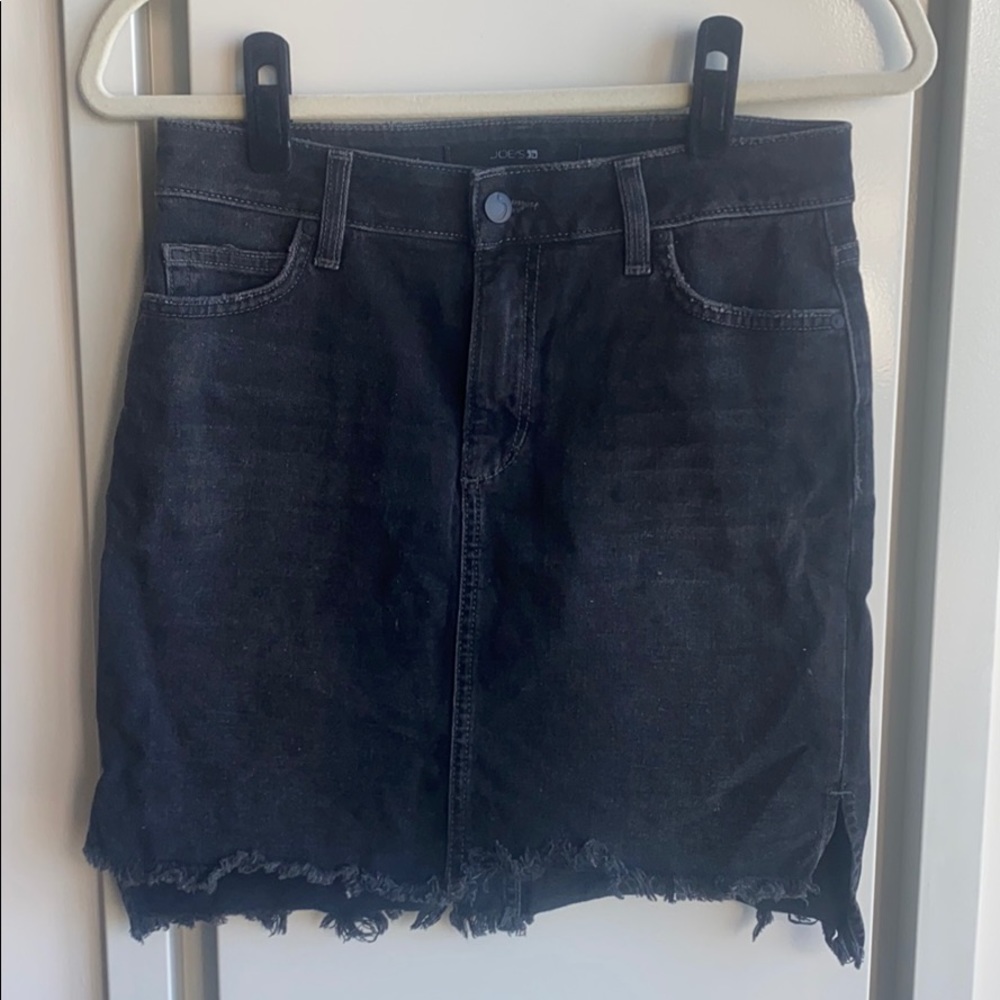 Joe’s black denim skirt